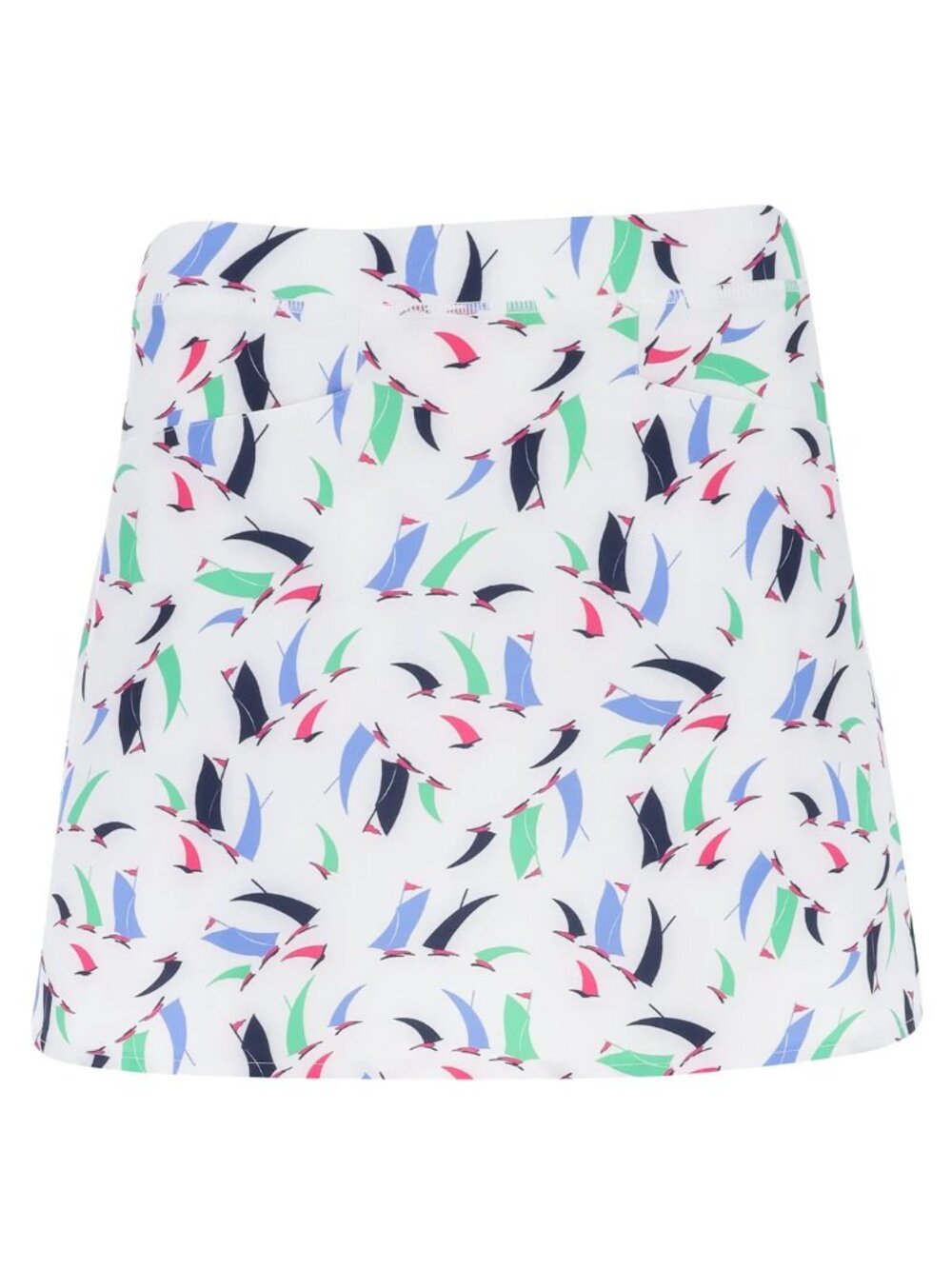 NWT RLX Ralph Lauren Women's Starboard Sails Pleated Back Golf Skort Medium M